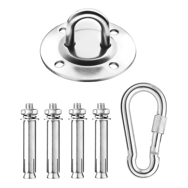 Stainless Steel Suspension Ceiling Hook for Hanging Yoga Swing Hammock Boxi
