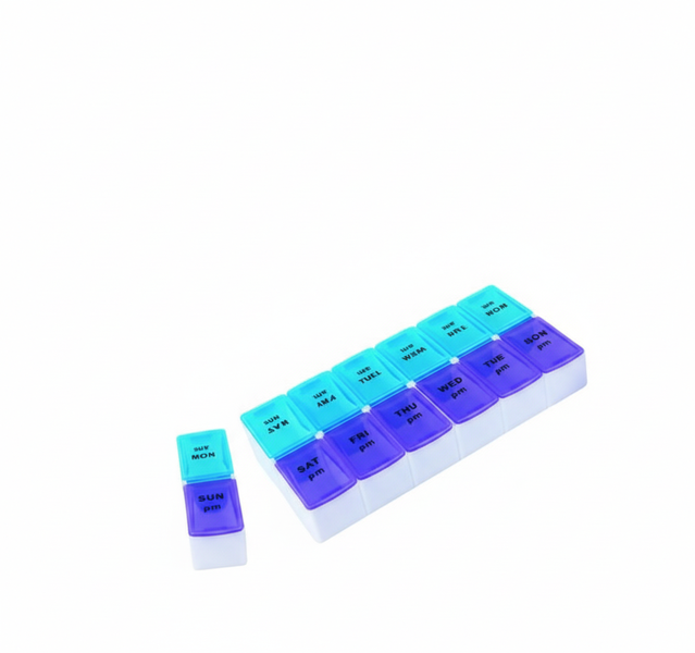 Pill-Reminder 14-Divisions Detachable Pill Organizer