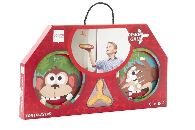 Scratch Europe Hand Duo Magnetic Disker Game Monkeys