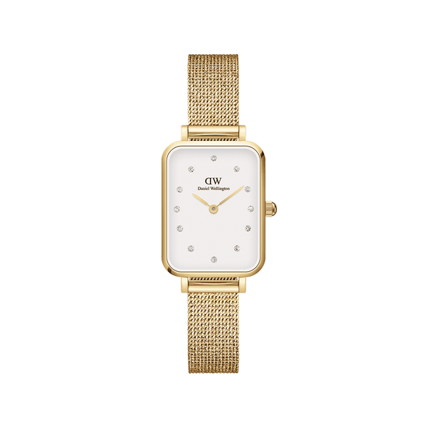 Daniel Wellington Quadro Lumine Pressed Evergold 20mm x 26mm