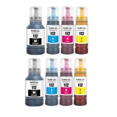 Compatible Ink set x 8 is compatible with Epson 112