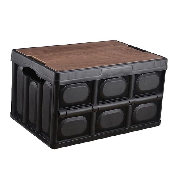 55L Fold Up Storage Camping Box 52cm x 35.3 x 29