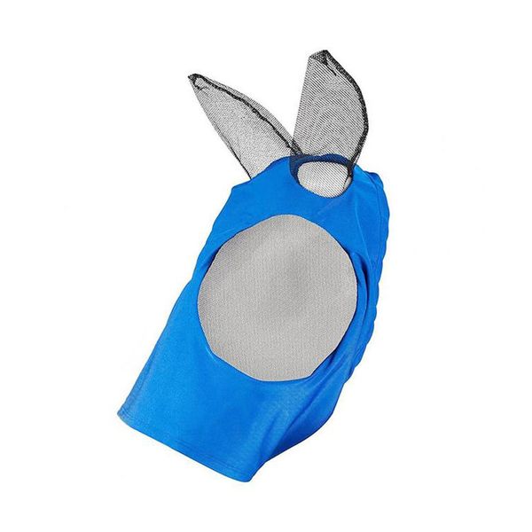 Horse Fly Mask Elasticity Fly Mask with Ears Breathable Horse Face Cover