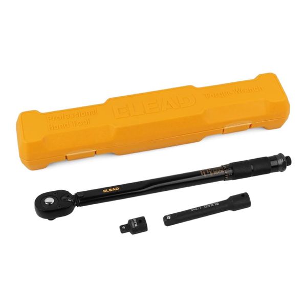 ELEAD 1/2" Drive Click Torque Wrench 10-150 ft/13.6-203.5 Nm