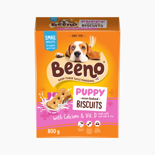 Beeno - Puppy Crunchy Biscuit Treats With Calcium 800g