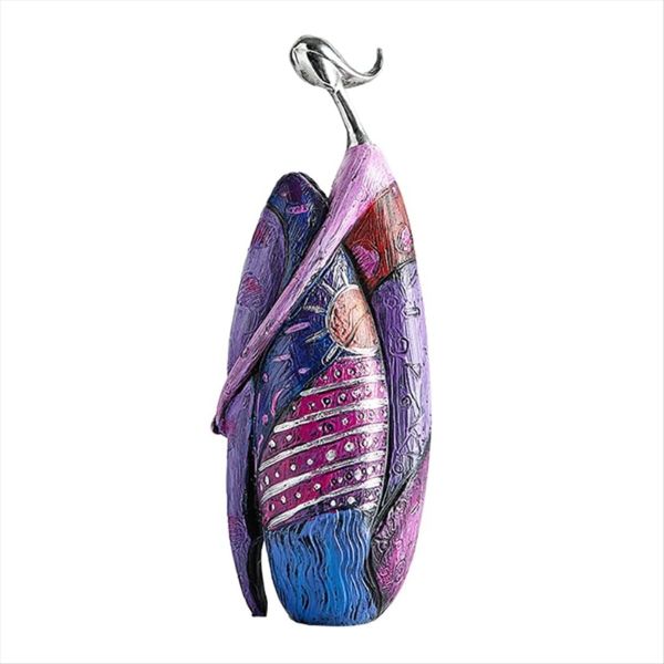 Female Art Figurines Sculpture Oil Painting Decorations for Room B