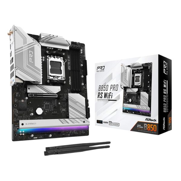ASRock B850 Pro RS Wi-Fi AM5 DDR5 ATX Gaming Motherboard