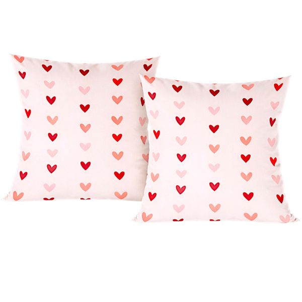Heart Pattern - Cushion Cover Set