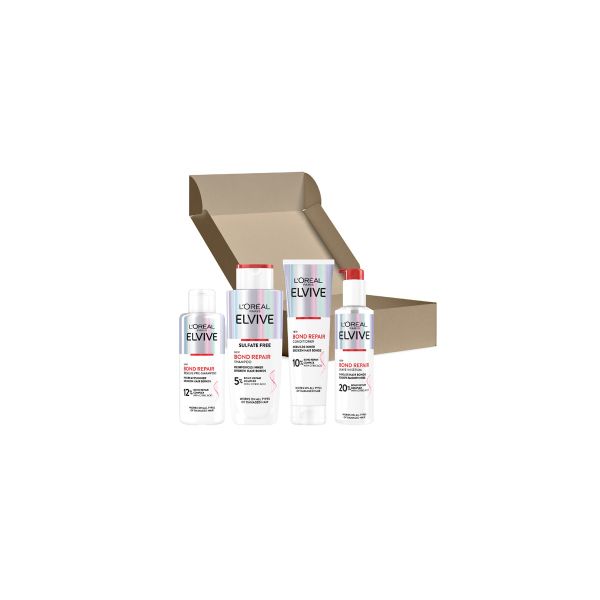 LOreal Elvive Bond Repair Routine Bundle - 4 set bundle