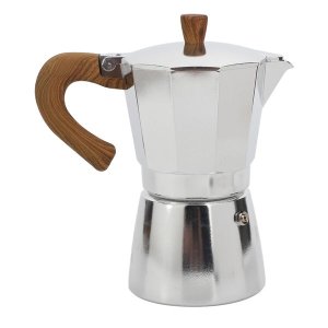 Aluminum Moka Pot Stovetop Coffee Maker Coffee Pot for Household 6 Cup