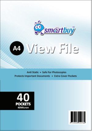 A4 View File - 40 Pockets