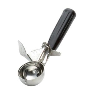 Steel King Portion Scoop / Disher Black no. 30