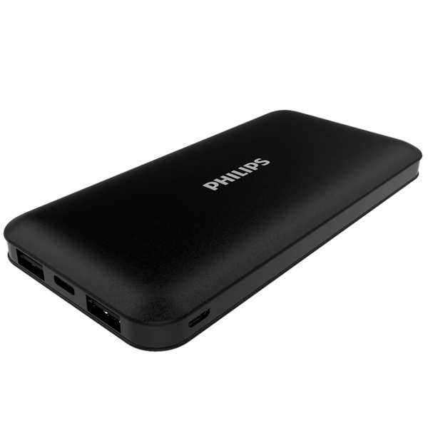 Philips 10 000mAh Power Bank - 3 Port USB-A &amp; USB-C Powerbank Fast Charging