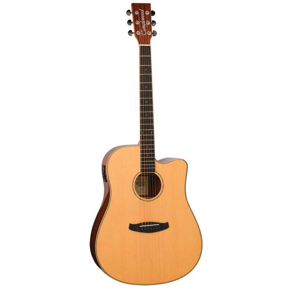 TANGLEWOOD Roadster X Dreadnaught Cutaway Gloss with Elec &amp; Bag