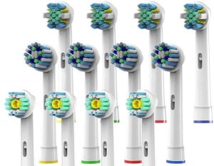 PA Cross, Floss &amp; Pro White Replacement Heads Oral B - 12 Pack