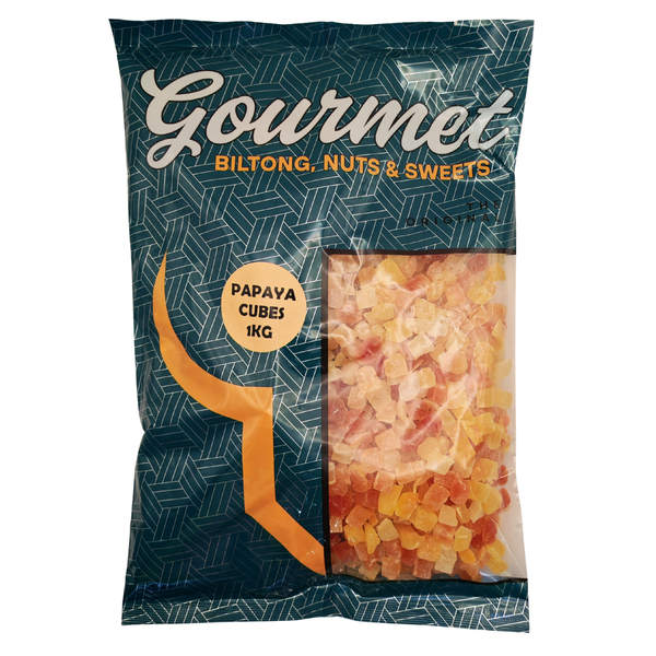 Dried Papaya Cubes 1kg
