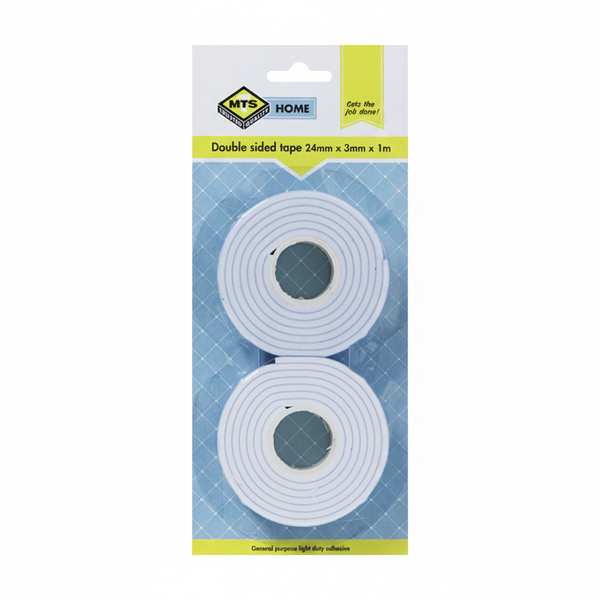 Double Sided Tape 3mm x 24mm x 1m - 2 Pieces