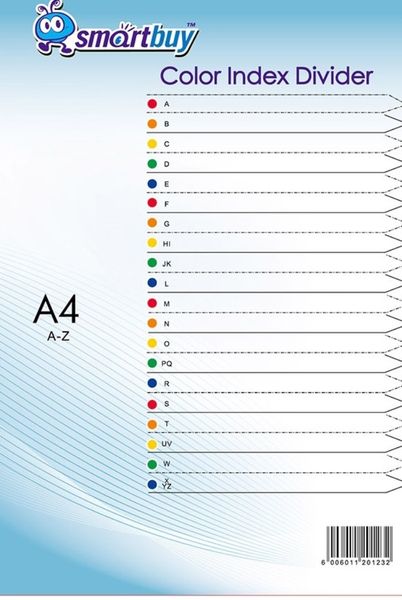 Smartbuy Index Divider A-Z (20TAB)