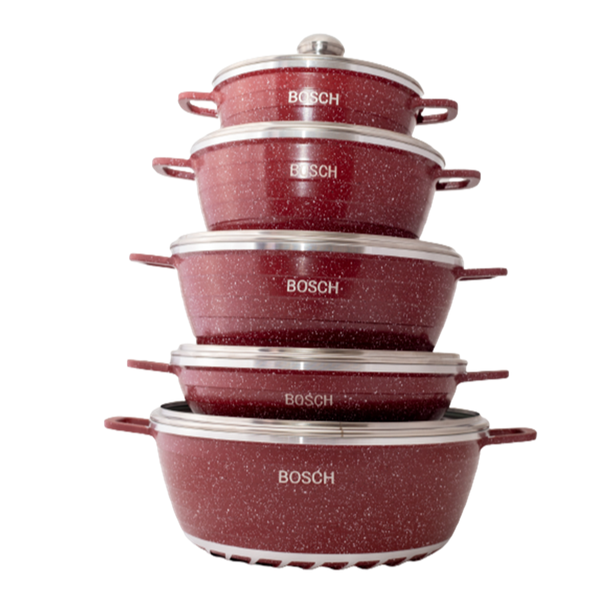 10 Piece Non Stick Bosch Pot set