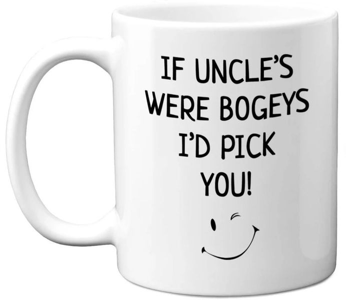 If Uncle's Were Bogeys Birthday Christmas Father's Day Gift 11Oz Coffee Mug