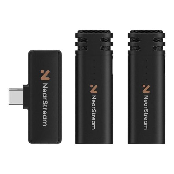 NearStream AWM10T Dual (2TX+1RX) Wireless Microphone System