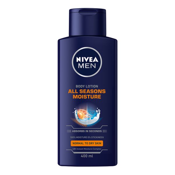 NIVEA MEN All Seasons Moisture Body Lotion, 400ml