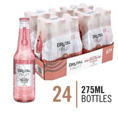 Brutal Fruit Ruby Apple Spritzer 24 x 275ml Bottle