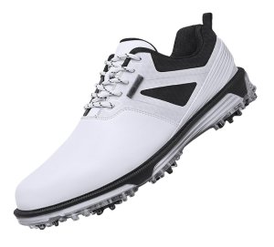 Men's Golf Shoes Fixed Nailless Sole Waterproof Lightweight No-Slip Shoes