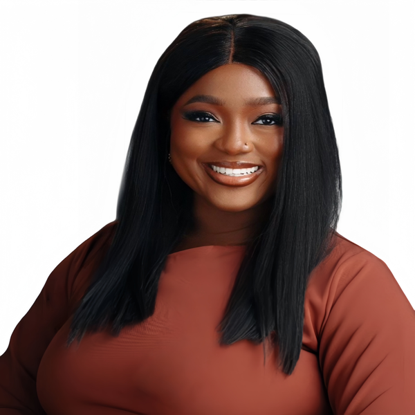 Luvée 18 inch Straight Wig - Human Hair with 13x4 Lace Front