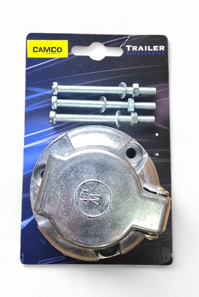 Camco Trailer Socket Female 7 Pin - ALU METAL
