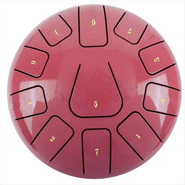 8 Inch Steel Tongue Drum 11 Note Tambourine B
