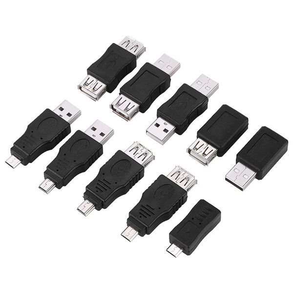 10PC USB2.0 Micro/Mini Adapters