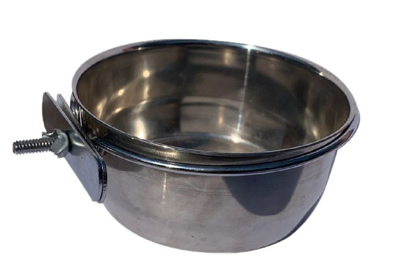 Stainless Steel Coop Cup With Nut Clamp 130ml 7.5cm Set of 5