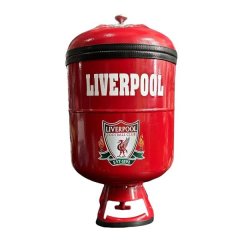 Liverpool Designed Cooler Box With Built-In Tap - 10l - Red