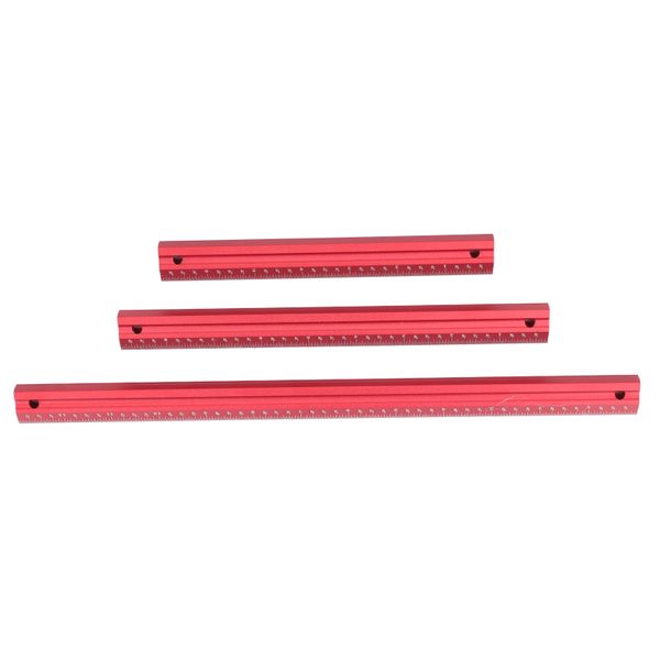 3-Piece Alloy Pocket Scribing Square Set for Carpenters