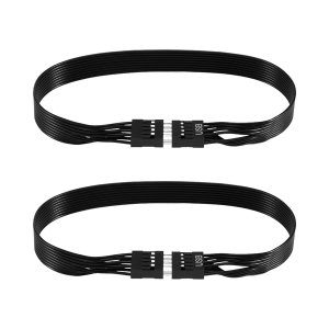 Mainboard 9Pin USB 2.0 Male to Female Extension Cable 30cm, 2 Pack