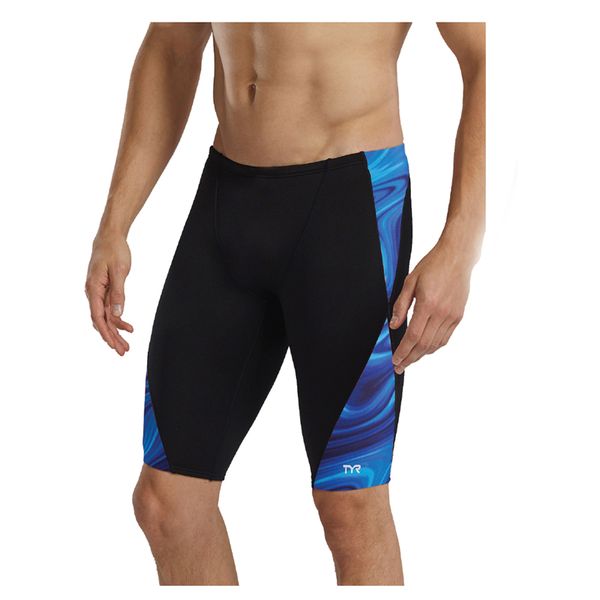 TYR Durafast Elite Vitality Blade Splice Jammer Bathing Suit - Blue
