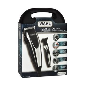 Wahl -Cut &amp; Detail Precision Haircutting Kit - Hair Clippers (18 Piece)