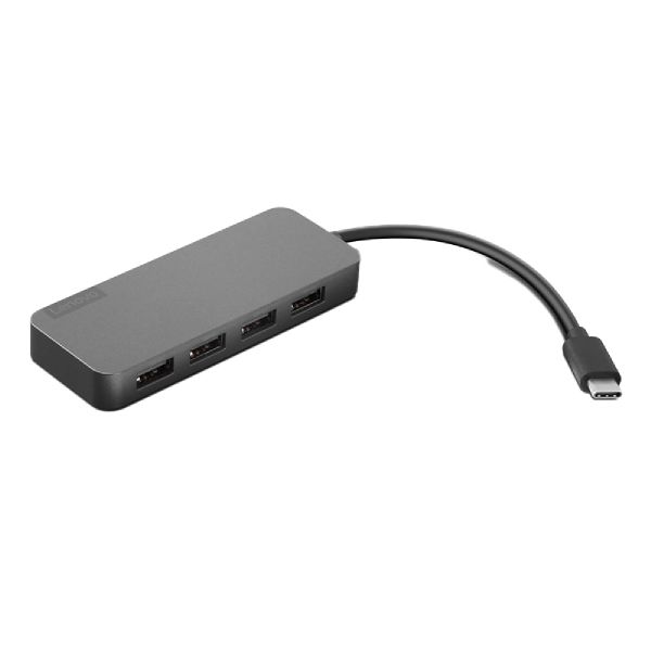 Lenovo USB-C Hub, 4-Port USB-A Expansion for Laptops &amp; Devices