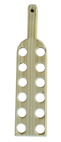 Wooden Shooter Glass Tray