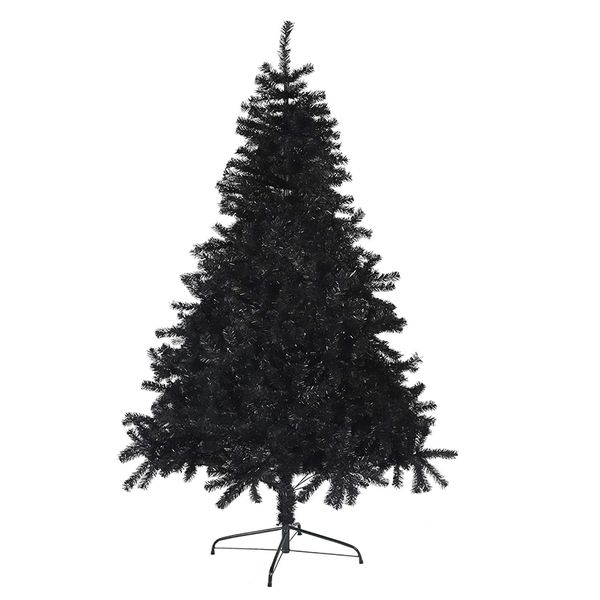 Martha &amp; Stewart West Coast Spruce Artificial Black Christmas Tree