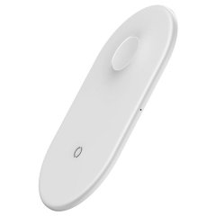Baseus Smart 2in1 Wireless Charger White