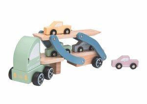 Wooden Carrier Truck - 6 Pieces