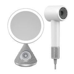 HAVIT HDK88 15W Wireless Charging Beauty Set with Hair Dryer &amp; LED Mirror