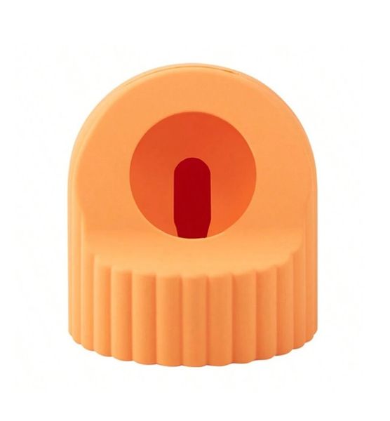 Silicone Apple Watch Charging Stand With Scratch-Free Protection - Orange