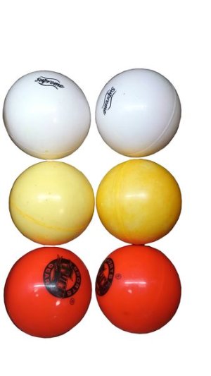 Fury Smooth Hockey Balls - Pack of 6