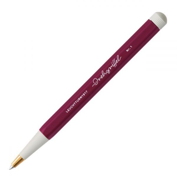 Leuchtturm Ballpoint Pen - Aluminum and Brass - With Royal Blue Ink Nr. 1
