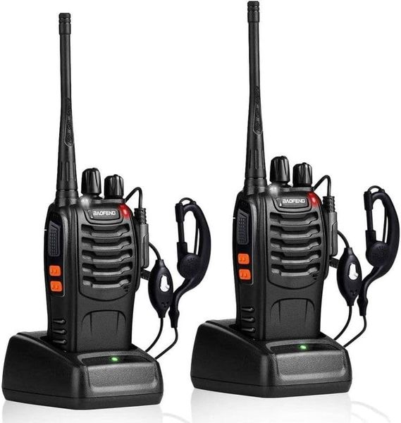 16-Channel UHF Walkie Talkie 2-Way Radio - Sets of 2