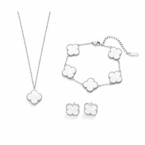 Vixen Clover Necklace, Bracelet and Earrings Set
