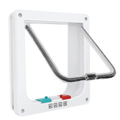 Cat Flap Door with 4 Way Lock